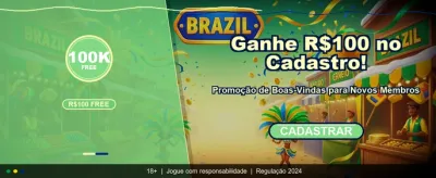 Bônus Exclusivo de Cadastro banner